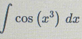 ∈t cos (x^3)dx