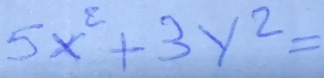 5x^2+3y^2=