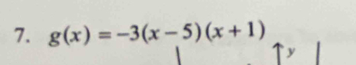 g(x)=-3(x-5)(x+1)
y