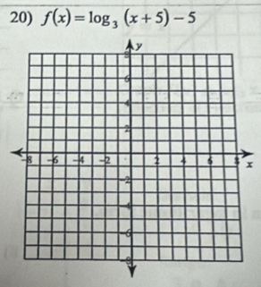 f(x)=log _3(x+5)-5
x