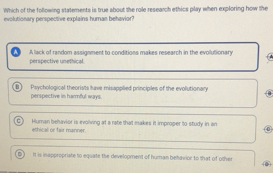 Solved: Which of the following statements is true about the role ...