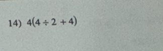 4(4/ 2+4)