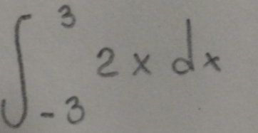 ∈t _(-3)^32xdx