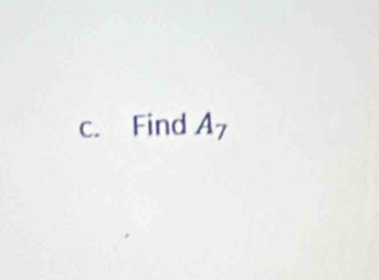 Find A_7