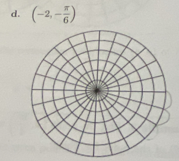 (-2,- π /6 )