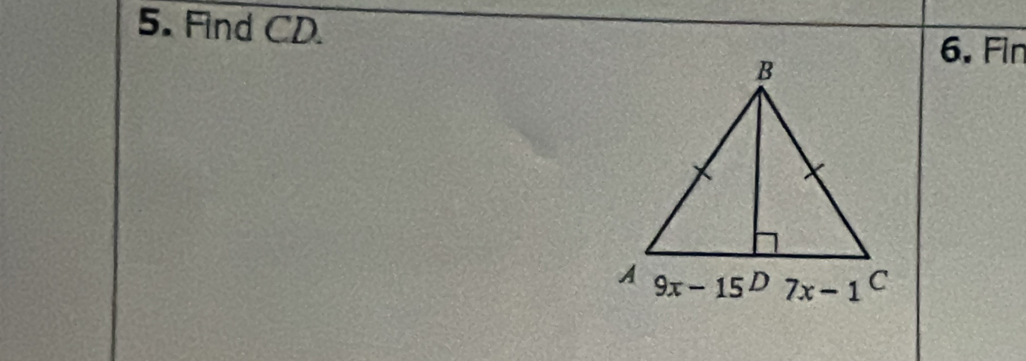 Find CD.
6. Fin