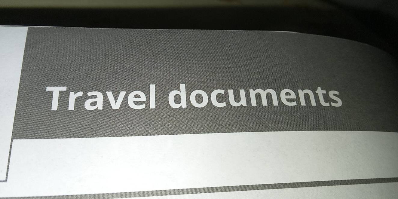 Travel documents