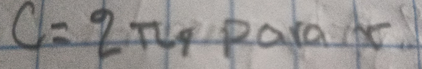 C=2π 4 parab.