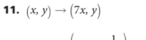 (x,y)to (7x,y)
1