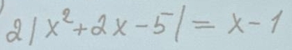 x^2+2x-51=x-1