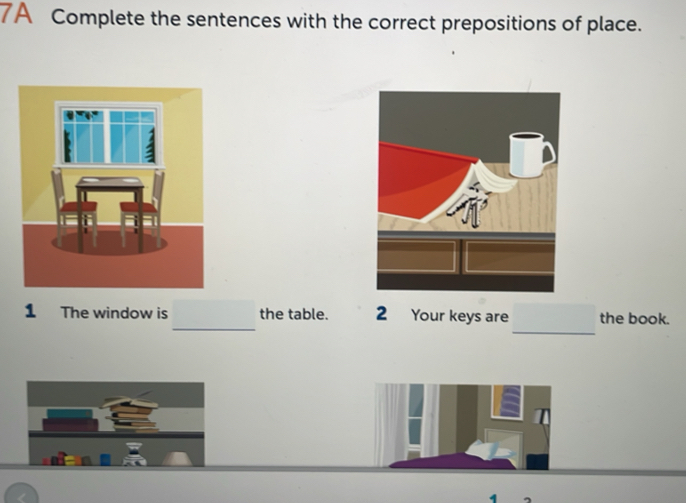 Resuelto:7A Complete the sentences with the correct prepositions of ...