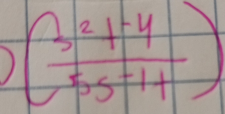 ( (3^2+4)/55^(-1)+ )