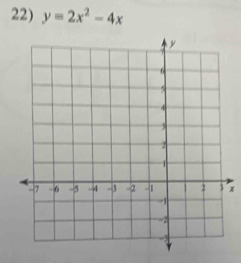 y=2x^2-4x
%