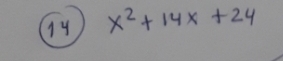 14 x^2+14x+24