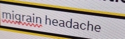 migrain headache