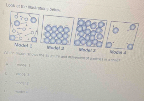 Solved: Look at the illustrations below. Model 1 Model 2 Model 3 Model ...