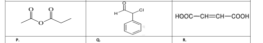 a
O Q 
CI 
H
HOOC-CH=CH-COOH
P. 
Q. 
R.