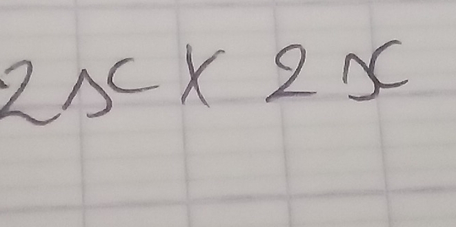 2x* 2x