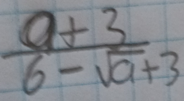  (a+3)/6-sqrt(a)+3 