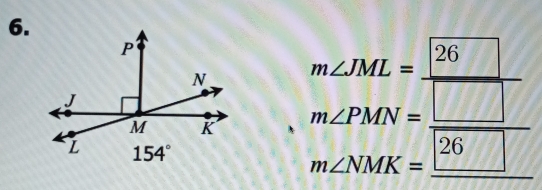 m∠ PMN=frac 26PMN=M=frac 2626