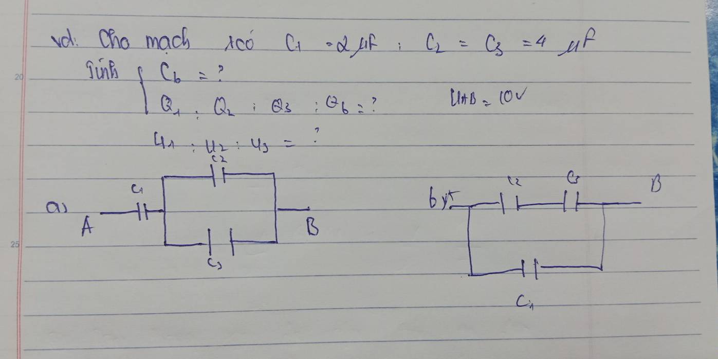 vd. Cho mach xcó ), =alpha mu F:C_2=C_3=4 _  up
sin i_1=beginbmatrix C_6=? Q_1:Q_2:Q_3:Q_6= ?
U+B=B=10V
u_1:u_2:u_3=
(2
C_1
as
A
B
C)