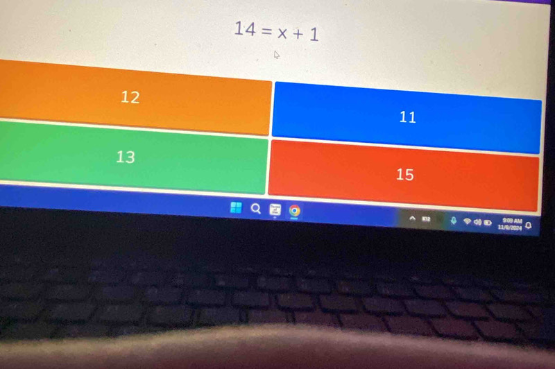 14=x+1