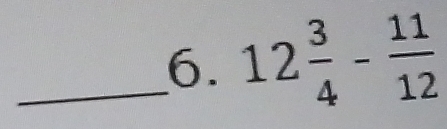 12 3/4 - 11/12 