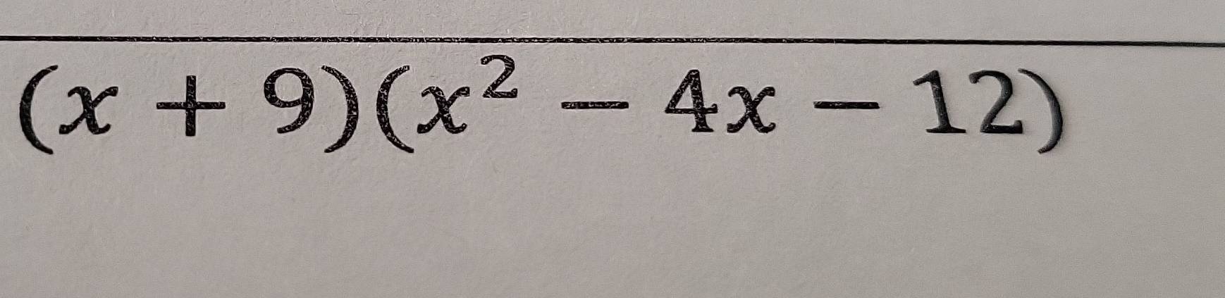 (x+9)(x^2-4x-12)