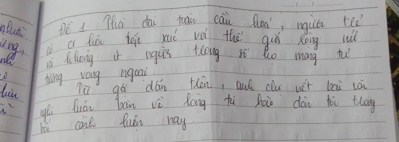 luài De L Thi dai tai cai Qoa, nquú teo 
ng 
ib a hiòi tein xui vúi the guá dong w 
iè fuhlong it nguis tèng só ho mang tu 
hiing vong igoai 
Lin 
Tú gó dán thén, aut clu uét bai càu 
a yói Quái bàn vè Rong tì hào dán hi blog 
hoi cail fuèn hay.