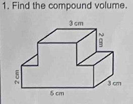 Find the compound volume.