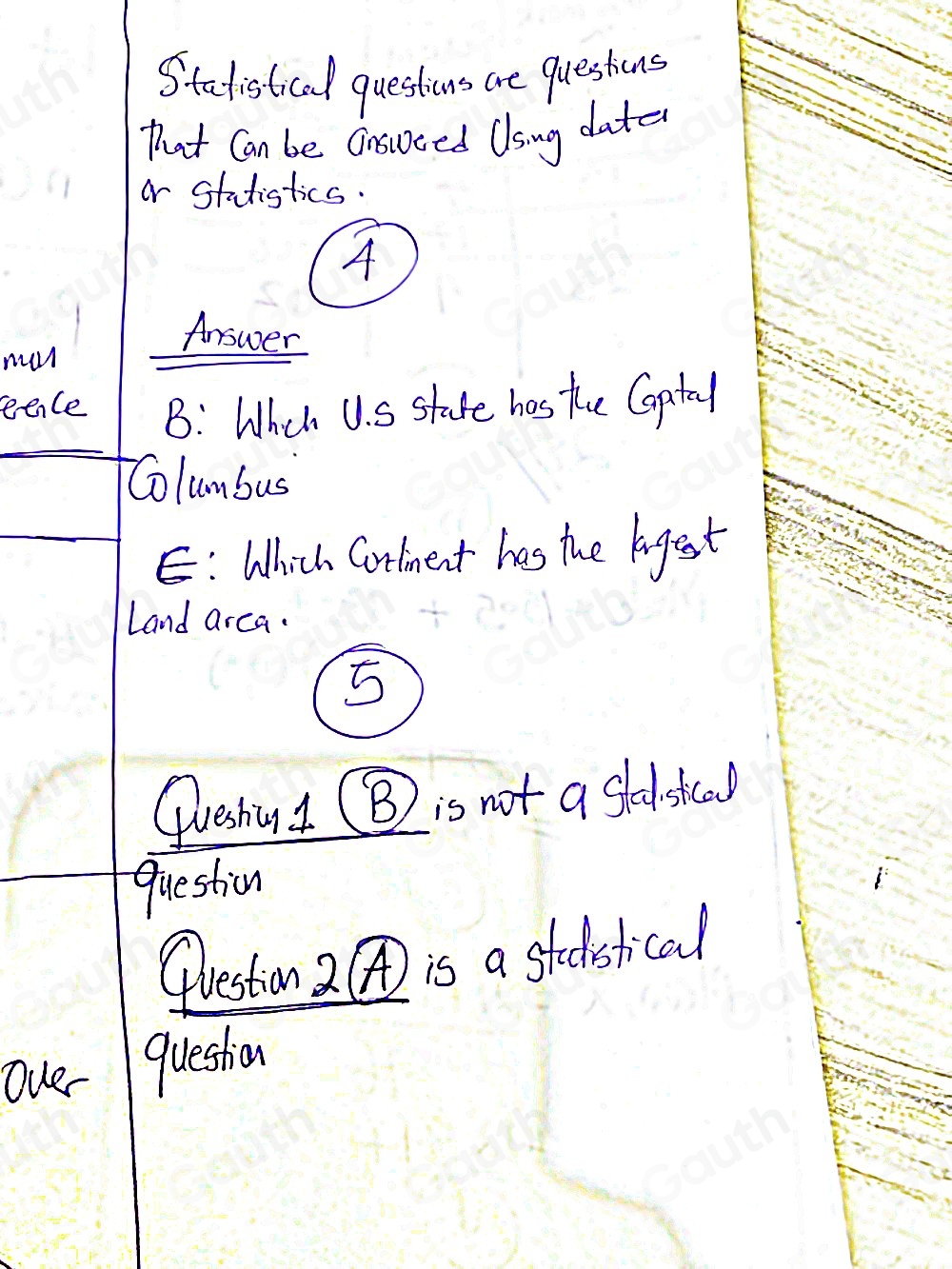 Solved: Select all the statistical questions. A When did Mike join the ...