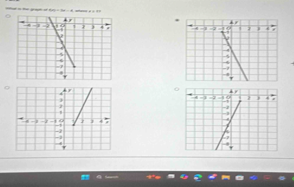 vstut is the grogs of f(x)=3x-4 Maie a>43