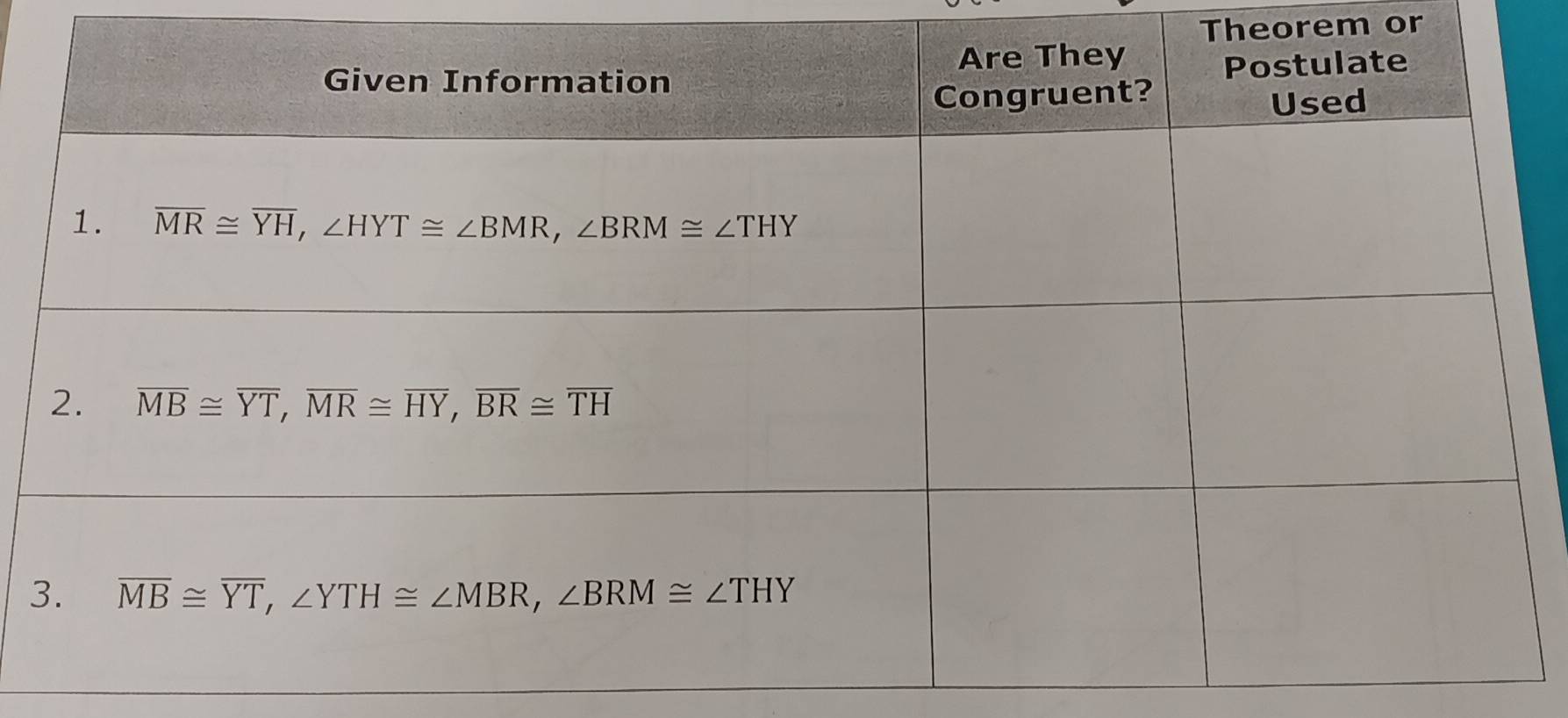 Theorem or
3