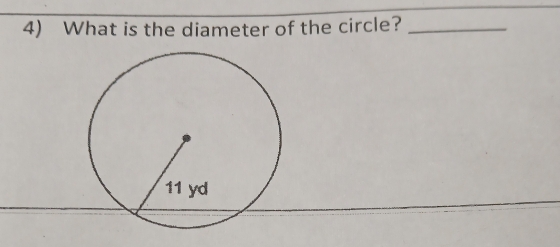 What is the diameter of the circle?_