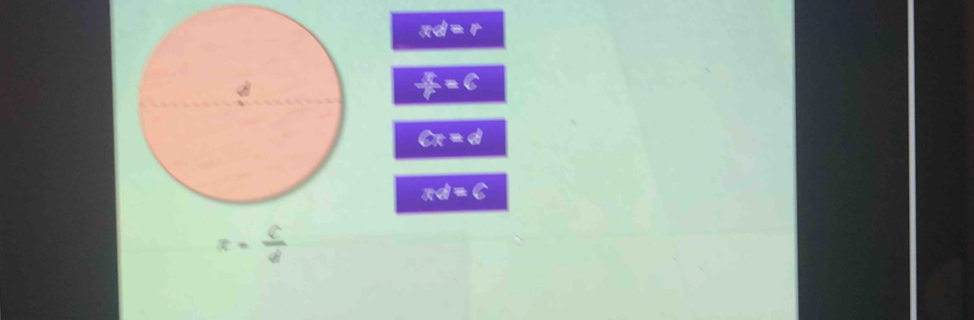 rx^2=0
 x/r =C
Gx=d
nd=6
π = c/d 