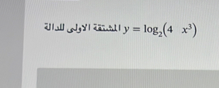 y=log _2(4x^3)