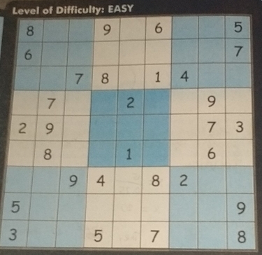 Level of Difficulty: EASY 
3