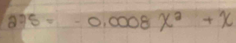 275=-0.0008x^2+x