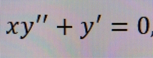 xy''+y'=0