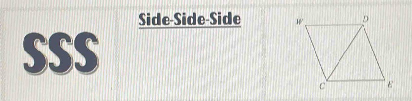 Side-Side-Side 
SSS