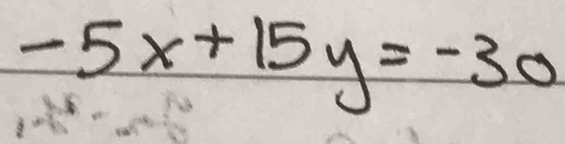 -5x+15y=-30