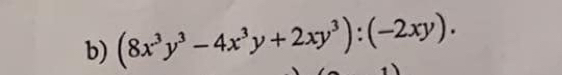 (8x^3y^3-4x^3y+2xy^3):(-2xy).