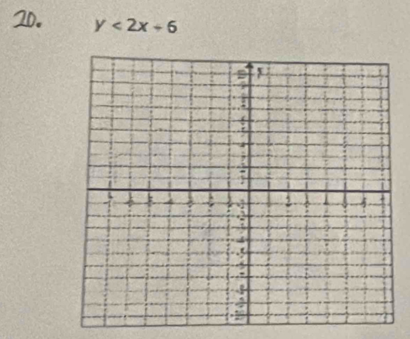 y<2x+6