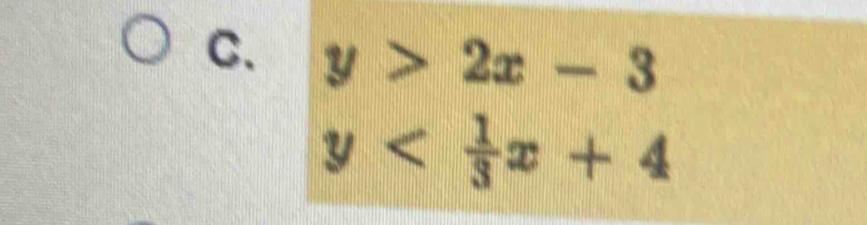 y>2x-3
y