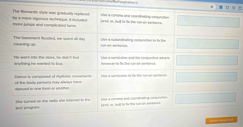 your-turn-extended?pagination=3 
Submit A