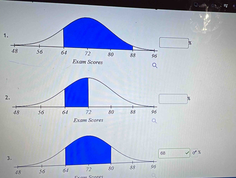 %
%
sigma^4%
Exam Scores