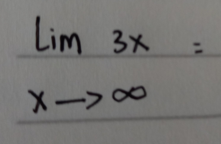 Lim3x=
x-
∈fty