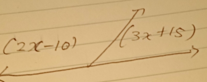 (2x-10) (3x+15)