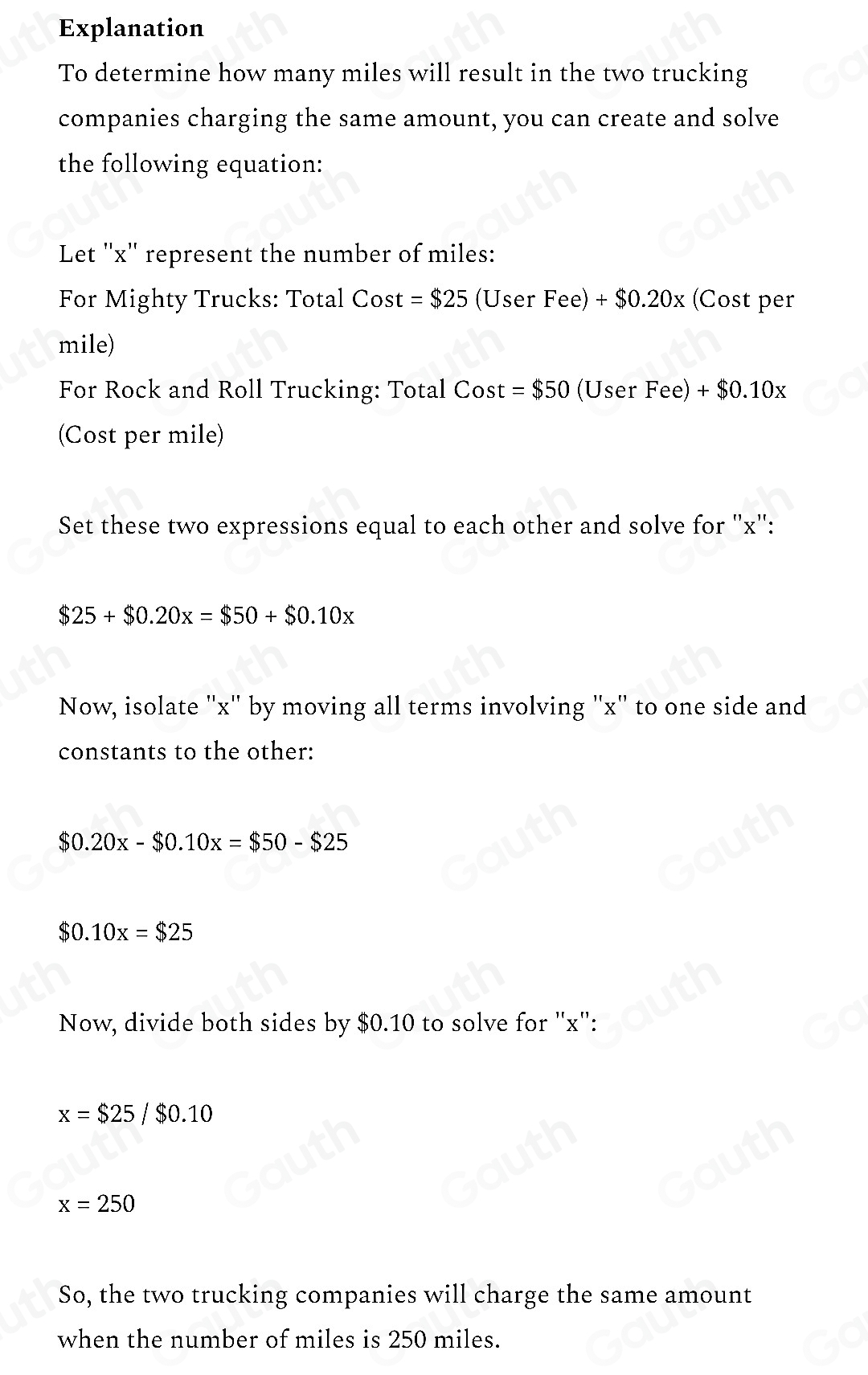 Solved: For questions #1-3, create an equation and solve. 1) Mighty ...