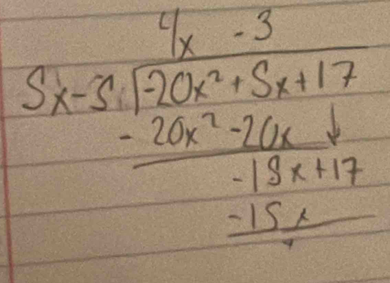 beginarrayr  (4x-3)/5x-3 - 3/5x+12  -frac 2x-3( (3x-2)/5x+1 +1 (-12x+1)/2x-2 endarray